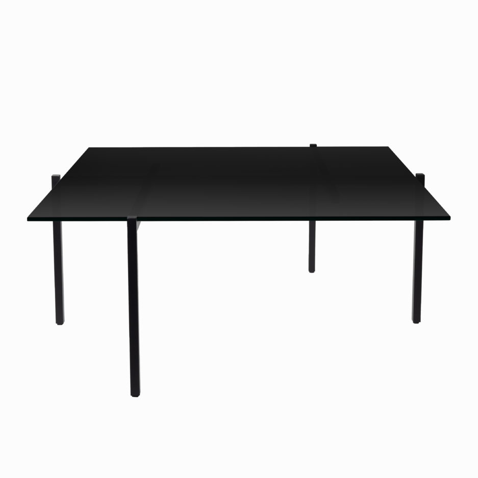 Stolik kwadratowy MAZE Black 90 cm