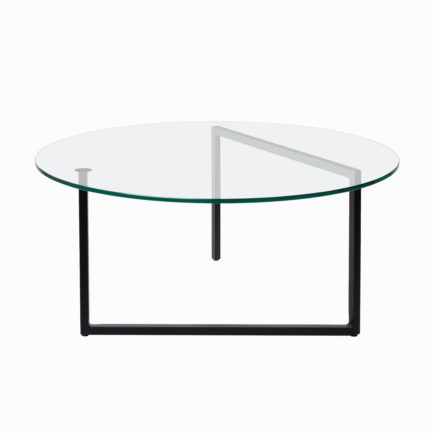 Stolik okrągły HALO Clear 90 cm