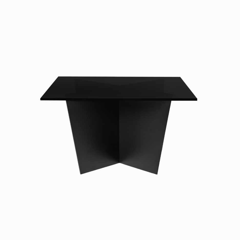 Stolik kwadratowy BLACK X 60 cm