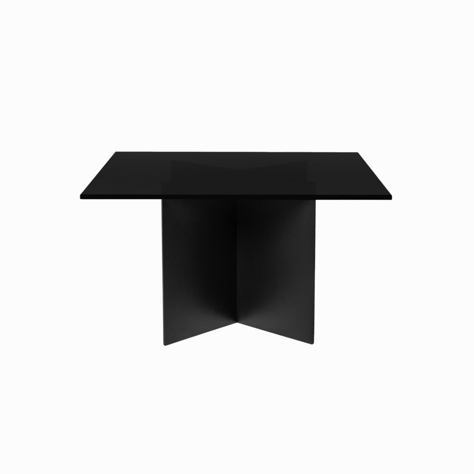 Stolik kwadratowy BLACK 60 cm